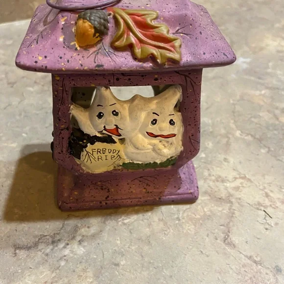 Hanging Scare cat & hanging candle holder Halloween bundle set - Picture 2 of 7